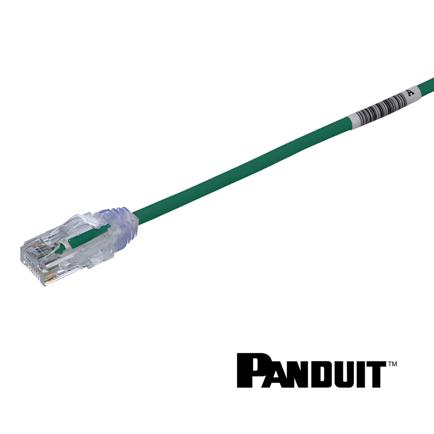 Image of PANDUIT Cat6 28AWG Small Diameter Patch Cord | UTP | Green | Selector (Cat6 28AWG Small Diameter Patch Cord UTP Green)