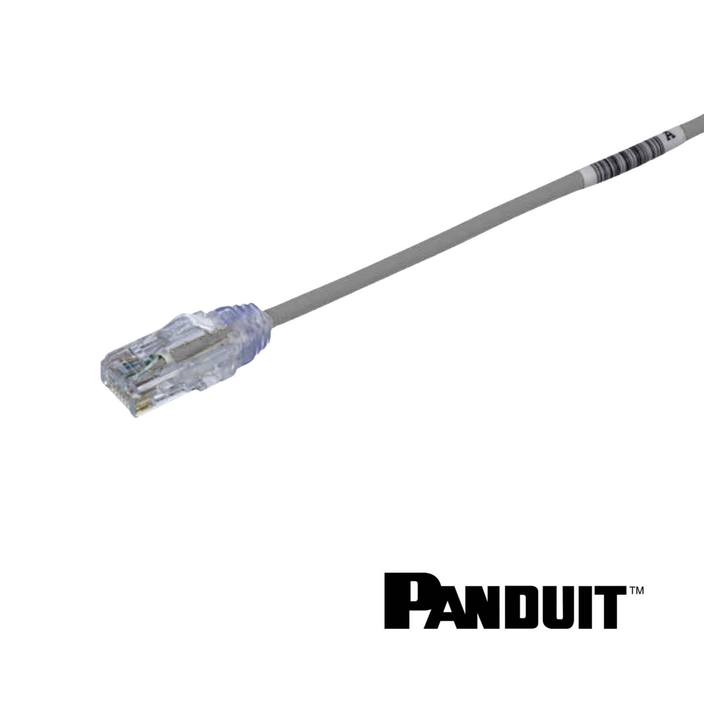 Image of PANDUIT Cat6 28AWG Small Diameter Patch Cord | UTP | Grey | Selector (Cat6 28AWG Small Diameter Patch Cord UTP Grey)