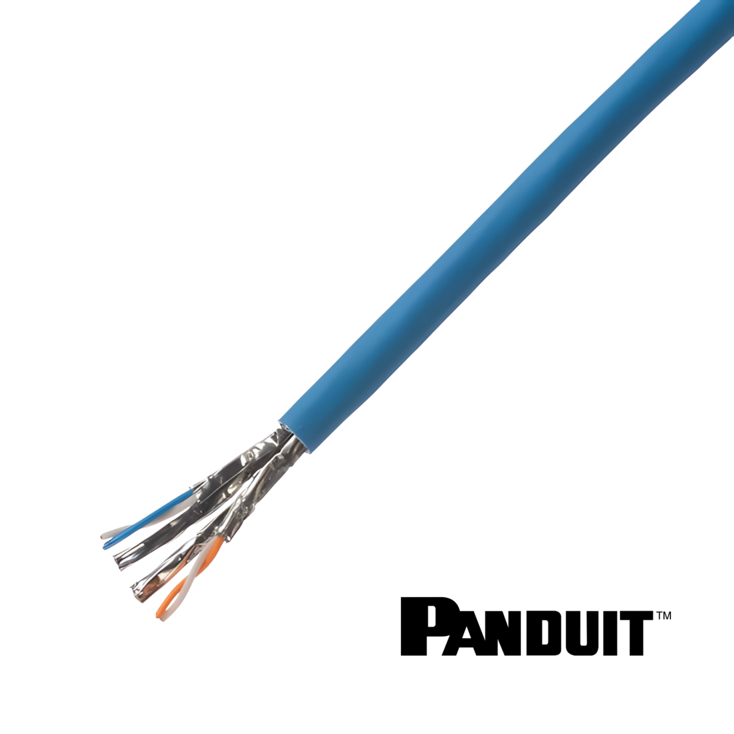 Image of PANDUIT NetKey Cat6A 23 Awg U/UTP Cable | CCA | 305m | Blue (NetKey Cat6A 23 Awg UUTP Cable CCA Blue)