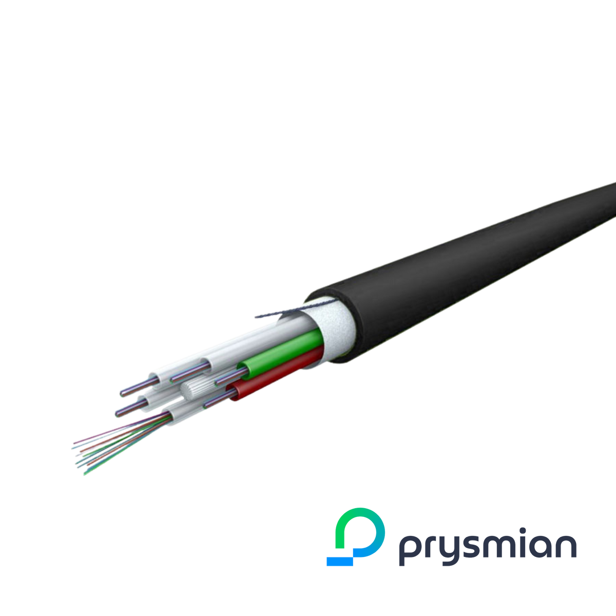 Prysmian 48 Core OM3 Multi-Loose Tube Cable, LSZH, Eca, Ext