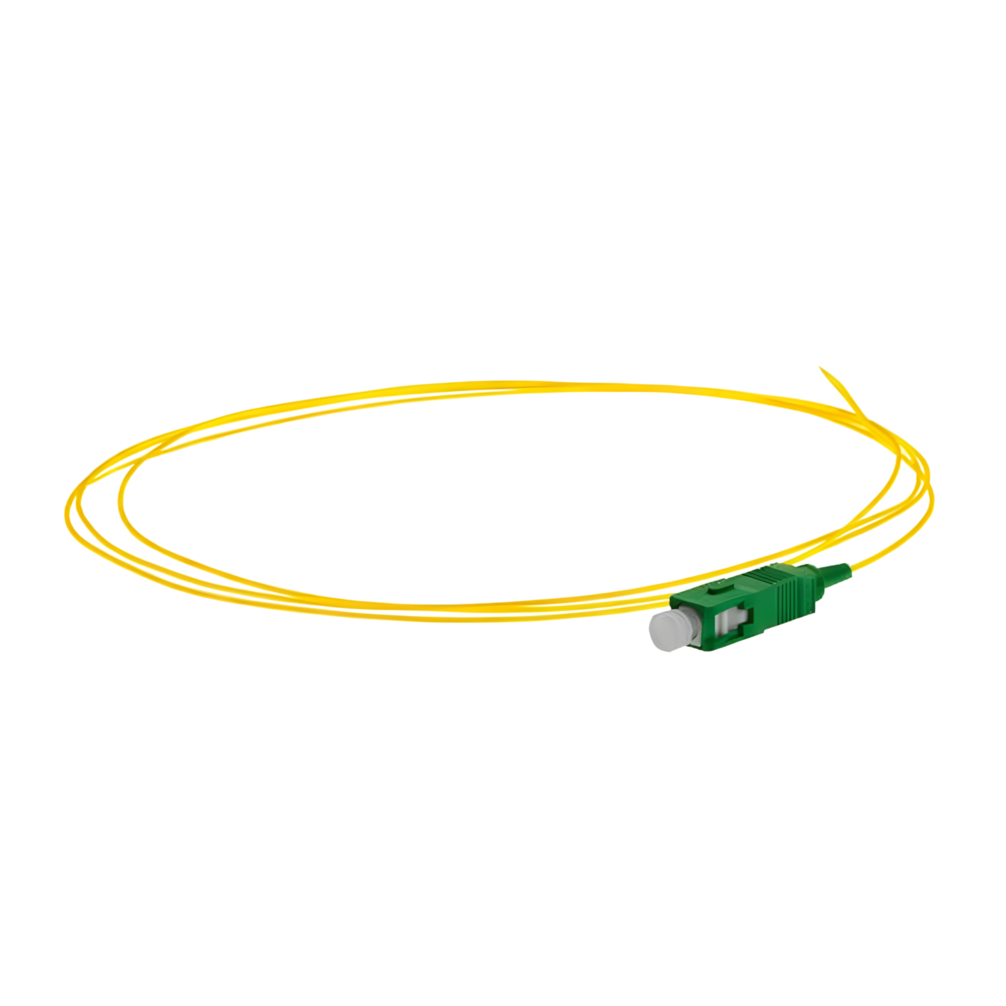 Image of SM APC Fibre Optic Pigtails 12Pack  - (9-PG-SCA-1-YW-PK12)