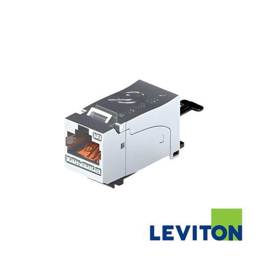 Image of LEVITON Extreme Cat6 Quickport Jacks | Unshielded (BR-61110-BE6)