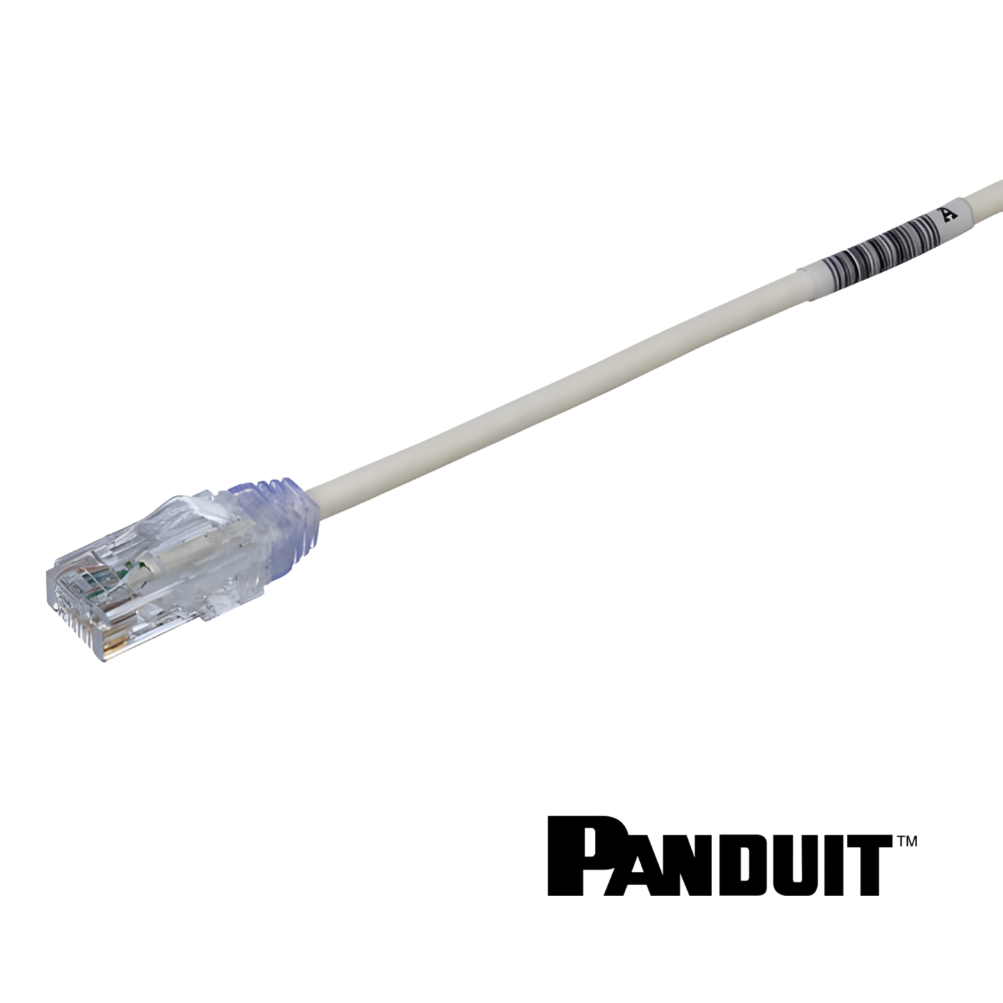 Image of PANDUIT Cat6 28AWG Small Diameter Patch Cord | UTP | Off White (Cat6 28AWG Small Diameter Patch Cord  UTP  Off White)