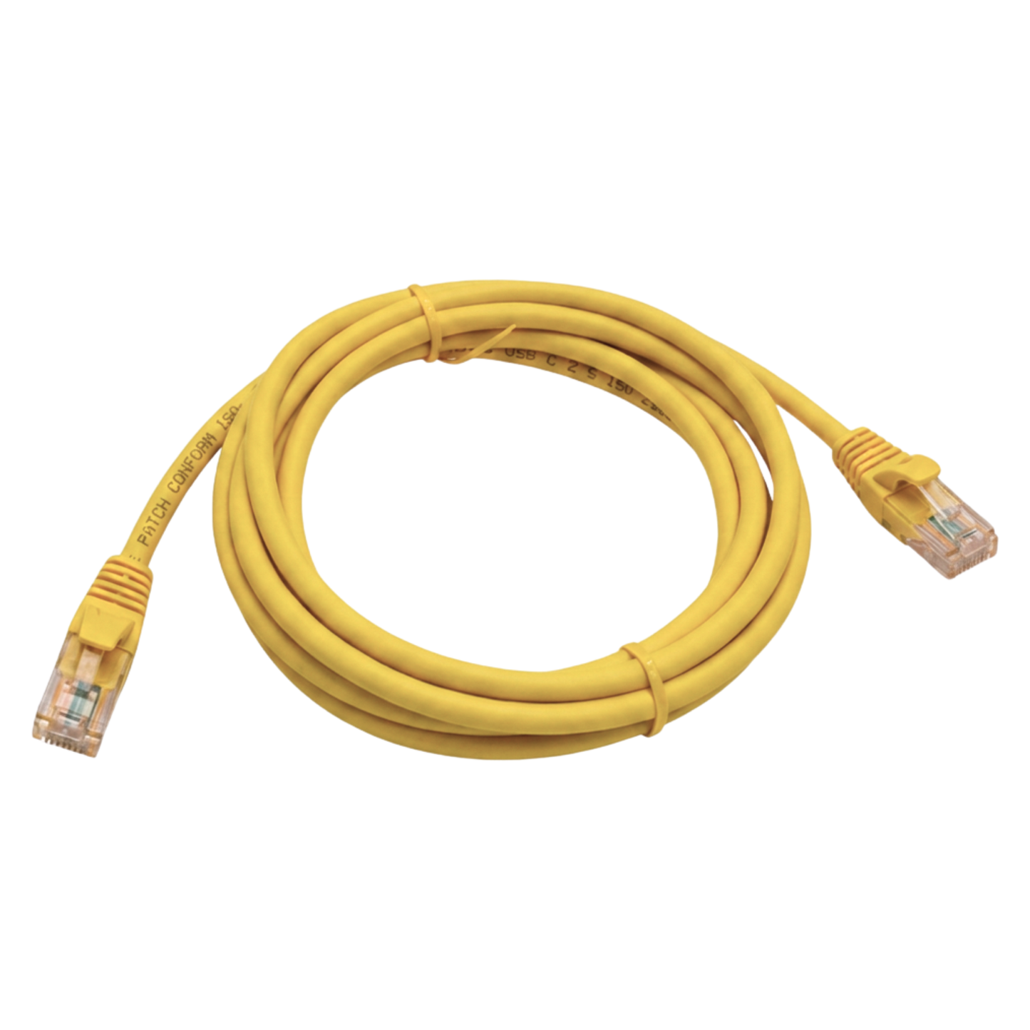 Image of Cat 6 Unshielded Patch Cord | LSZH | UTP | Yellow (NN6PL0.5YW)