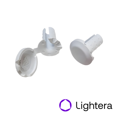 Image of Lightera InvisiLight® MDU Pack of 100 Wall Plugs and Caps (InvisiLight® MDU Pack of 100 Wall Plugs and Caps)