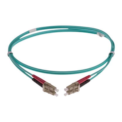Image of NENCO OM3 Fibre Optic Patch Lead | Selector | Aqua (LC-LC OM3 FIBRE OPTIC PATCH CORD AQUA)