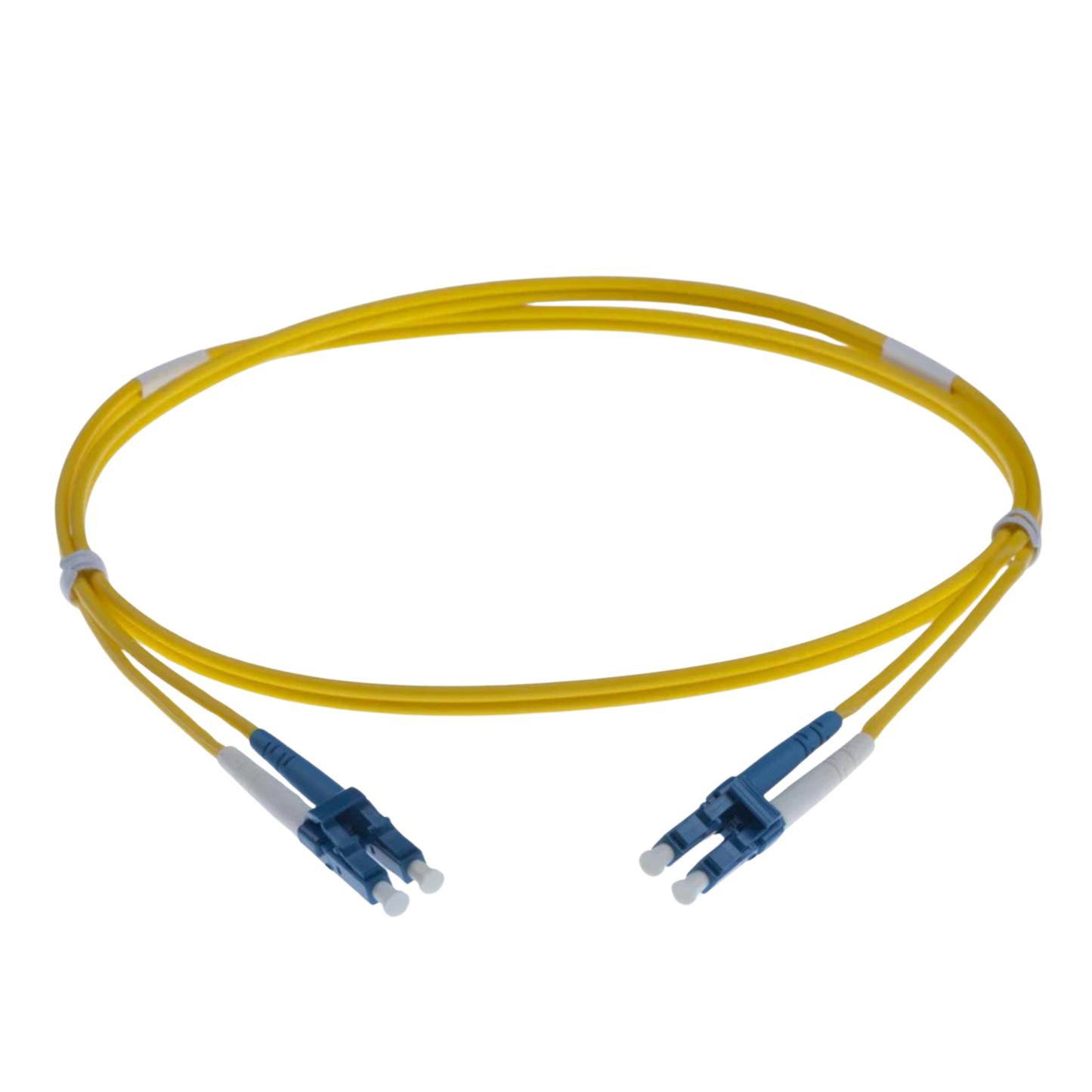 Image of NENCO OS2 LC Fibre Optic Patch Lead | Selector (LC-LC OS2 FIBRE OPTIC PATCH CORD YELLOW)