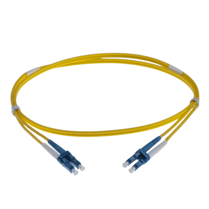 Image of NENCO OS2 LC Fibre Optic Patch Lead (LC-LC OS2 FIBRE OPTIC PATCH CORD YELLOW)