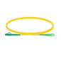 Image of NENCO OS2 FC Fibre Optic Patch Lead | Yellow (LCA-SCA SM Simplex APC (0.5m-20m) Patch Cords)