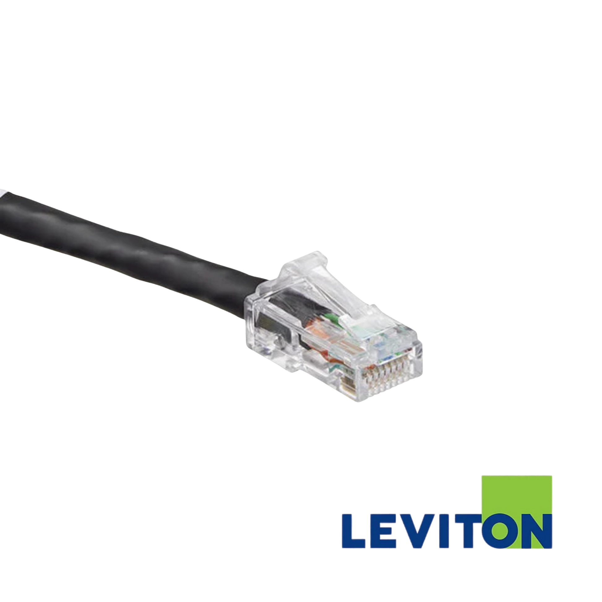 Image of LEVITON Cat6 Unshielded Patch Cord (LEVITON Cat6 Unshielded Patch Cord Black)