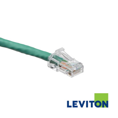 Image of LEVITON Cat6 Unshielded Patch Cord (LEVITON Cat6 Unshielded Patch Cord Green)