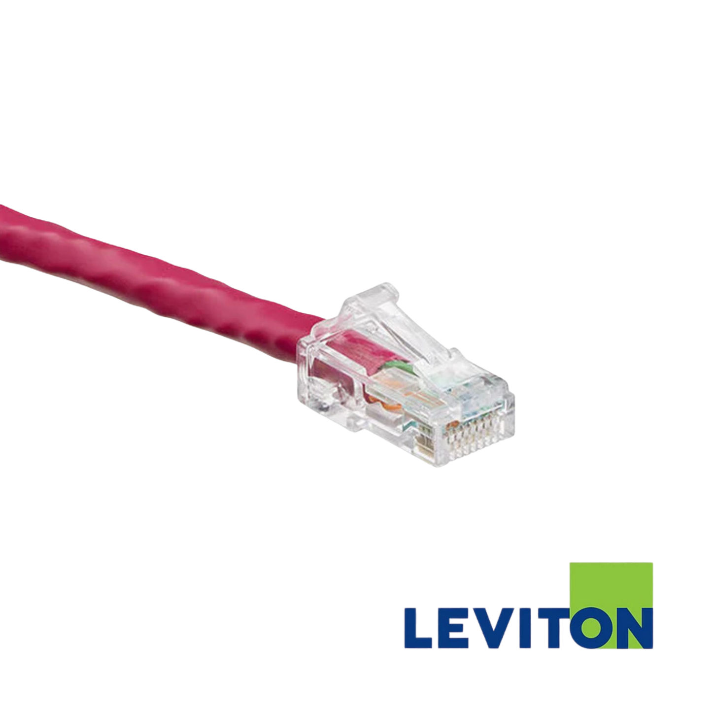 Image of LEVITON Cat6 Unshielded Patch Cord (LEVITON Cat6 Unshielded Patch Cord Red)