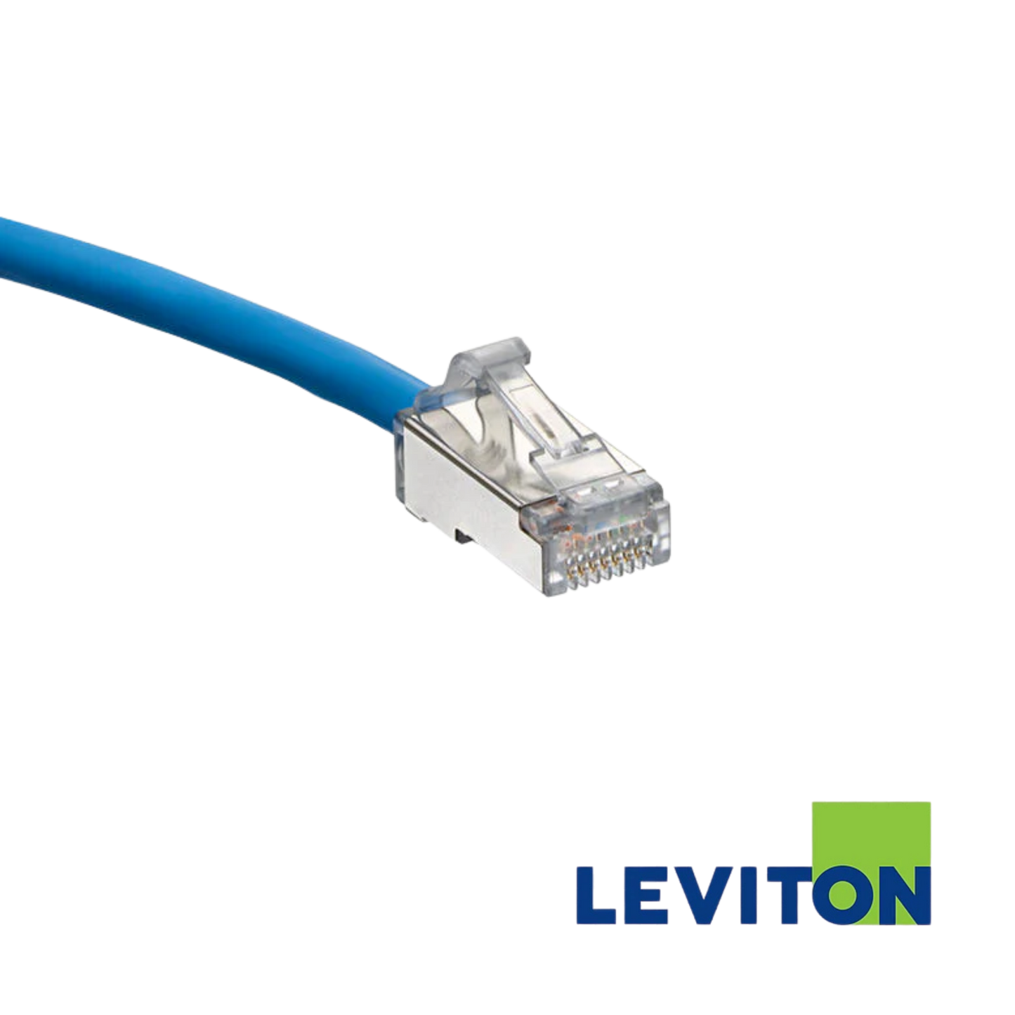 Image of LEVITON Cat 6 UTP High-Flex Patch Cord (LEVITON Cat 6A UFTP High-Flex Patch Cord Blue)