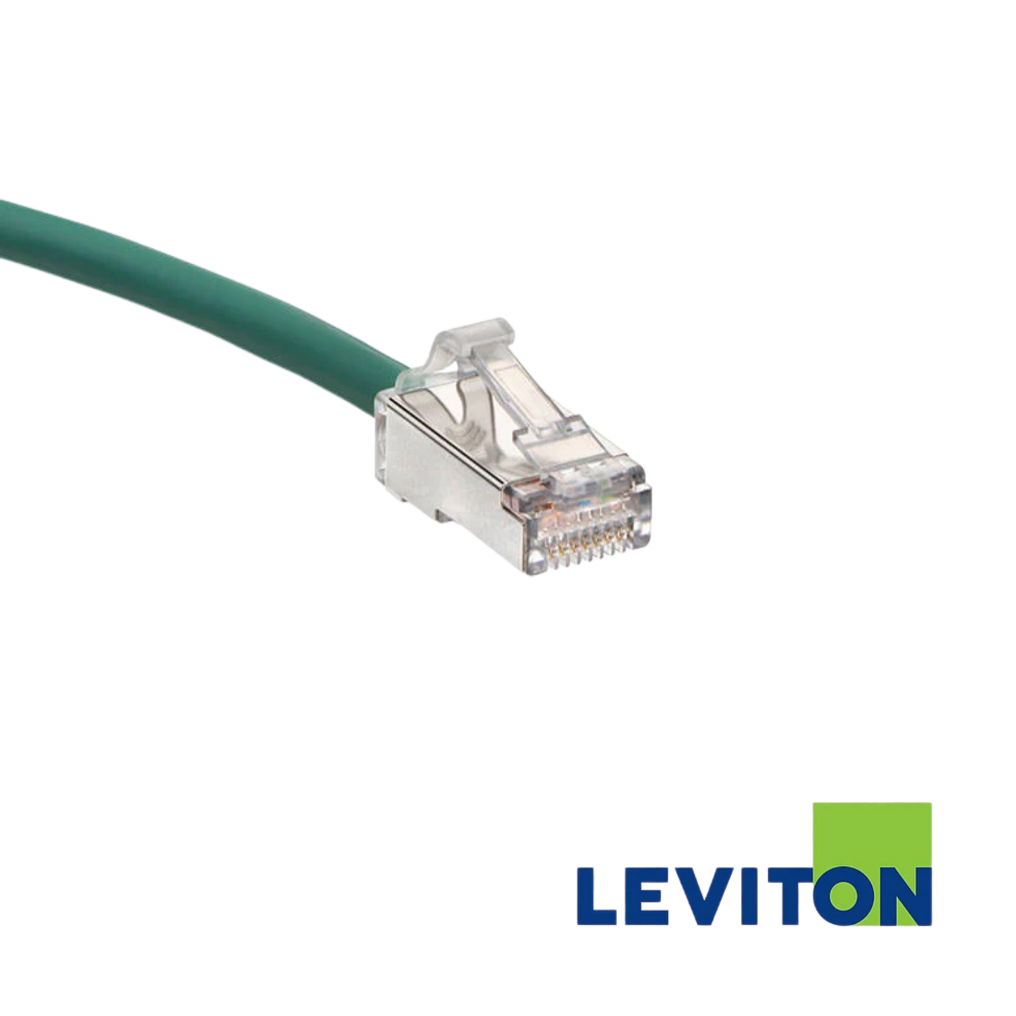 Image of LEVITON Cat 6 UTP High-Flex Patch Cord (LEVITON Cat 6A UFTP High-Flex Patch Cord Green)
