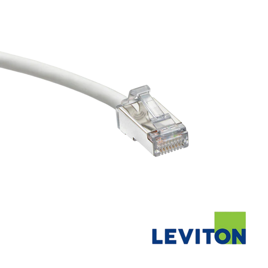 Image of LEVITON Cat 6 UTP High-Flex Patch Cord (LEVITON Cat 6A UFTP High-Flex Patch Cord White)