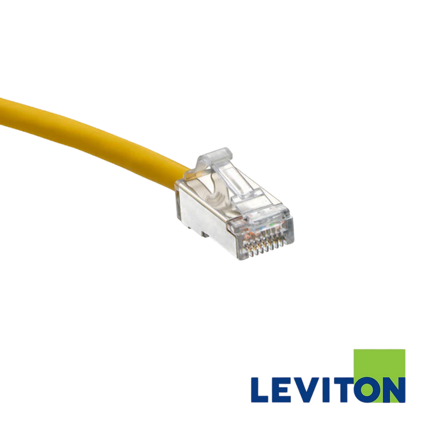 Image of LEVITON Cat 6 UTP High-Flex Patch Cord (LEVITON Cat 6A UFTP High-Flex Patch Cord Yellow)