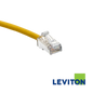Image of LEVITON Cat 6 UTP High-Flex Patch Cord (LEVITON Cat 6A UFTP High-Flex Patch Cord Yellow)
