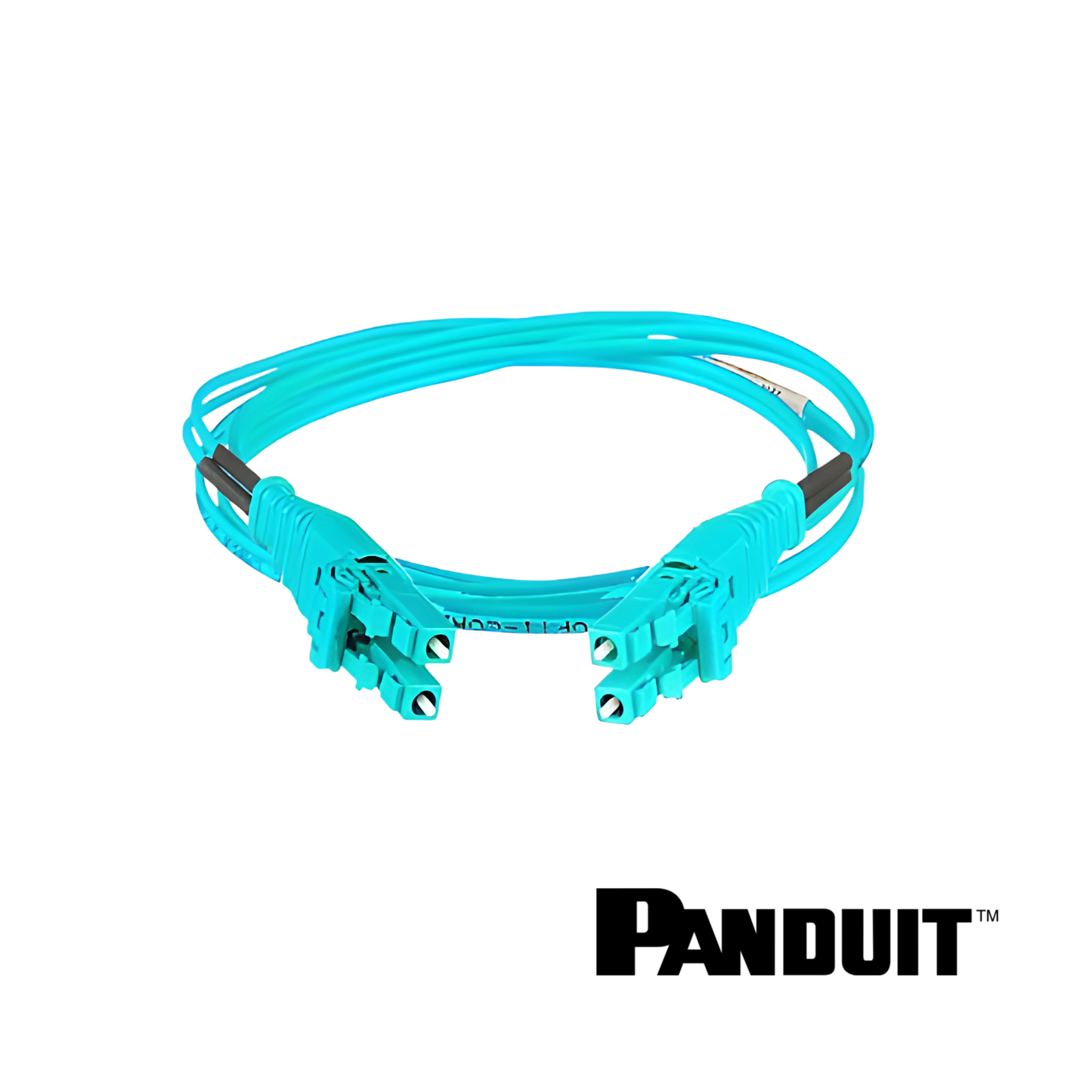 Image of PANDUIT Opti-Core® OM4 Push-Pull LC Duplex Fibre Ultra IL Patch Cord (Opti-Core®  Push-Pull OM4 LC Standard IL Duplex Fibre Patch Cord (1))