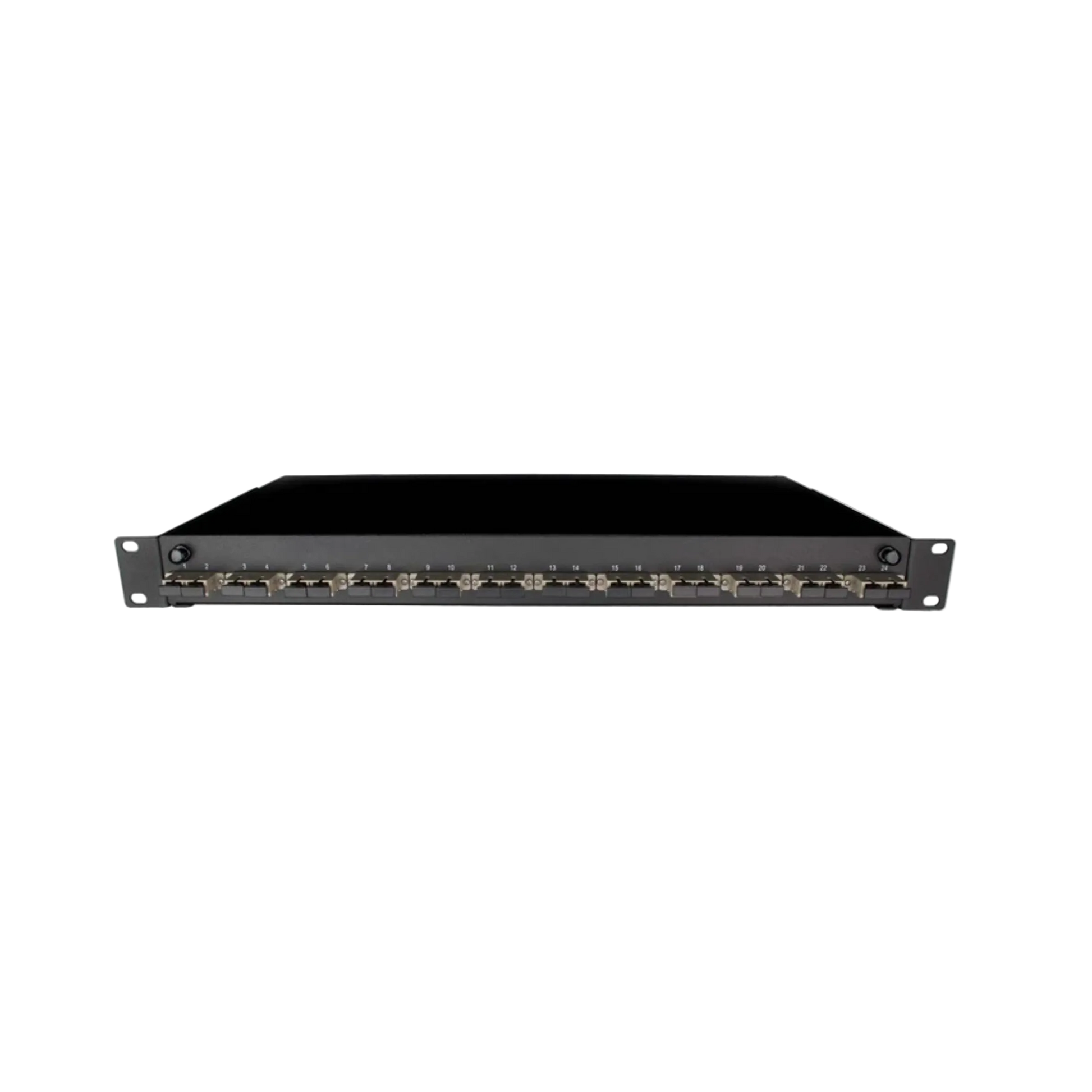 Image of Front Sliding Fibre Optic Patch Panels | 1RU (PAT-12-SCD-04-BK-SFE)