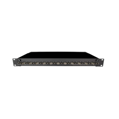 Image of Front Sliding Fibre Optic Patch Panels | 1RU (PAT-12-SCD-04-BK-SFE)