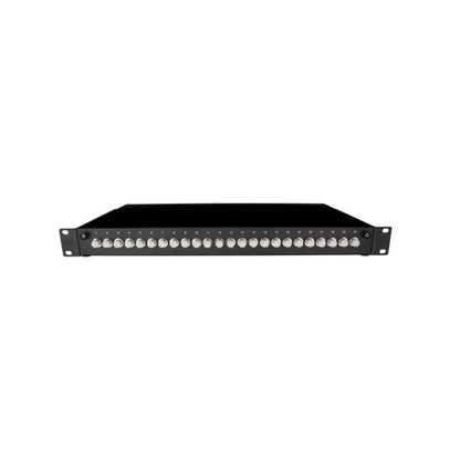 Image of Front Sliding Fibre Optic Patch Panels | 1RU | Selector (PAT-24-FC-16-SM-BK-SFE)