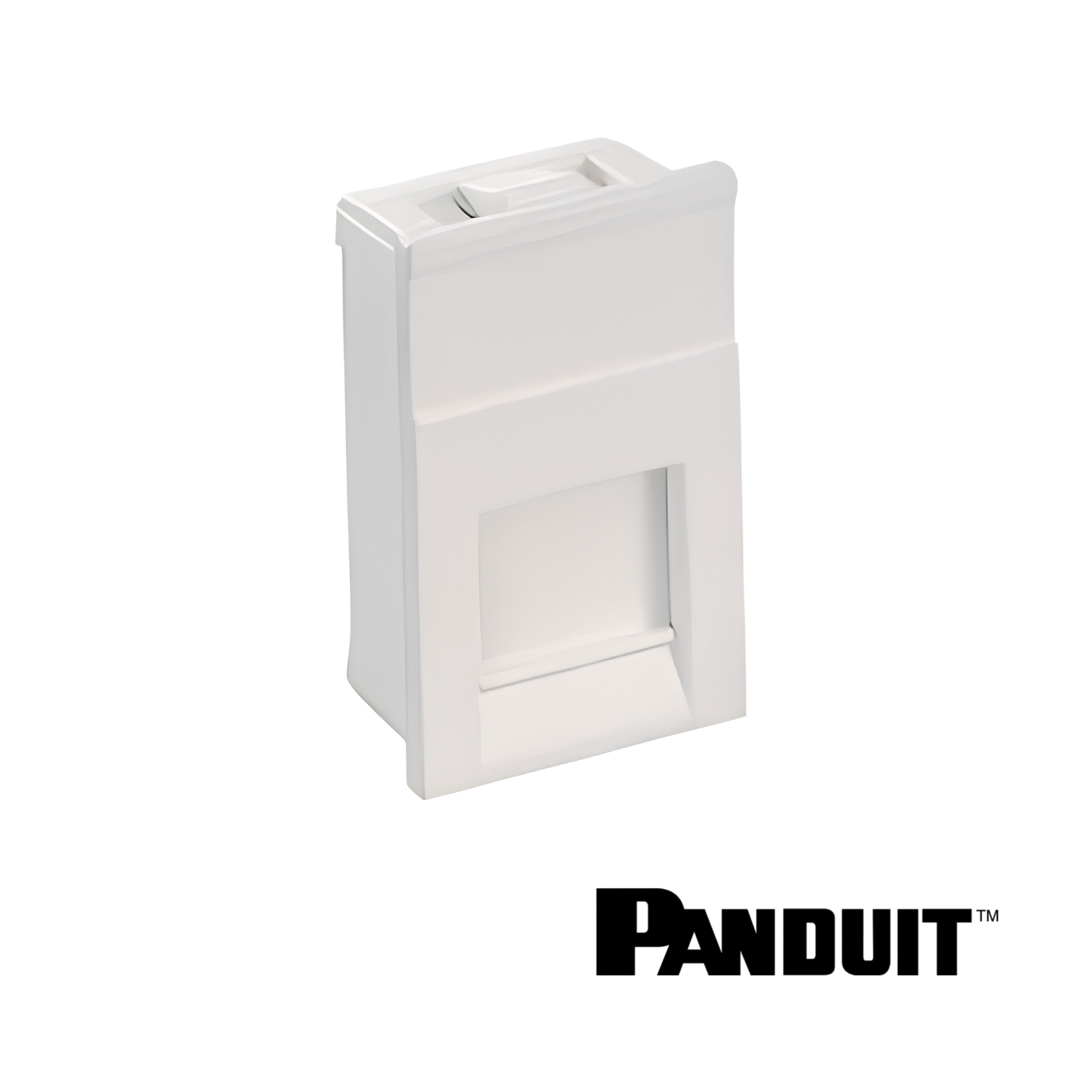 Image of Panduit Mini-Com LJU6CE Shuttered Black Module (PT-CM6CESBL-X)