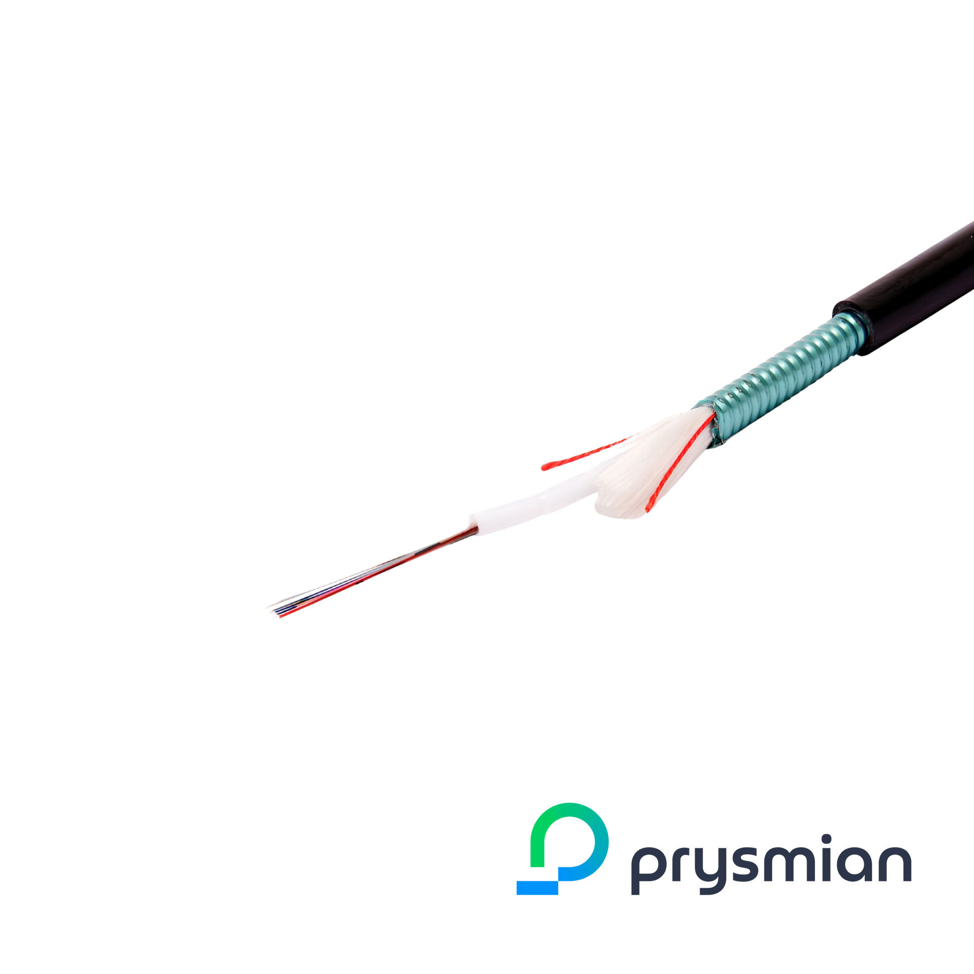 Image of Prysmian OM3 Loose Tube Fibre Cable CST Armour LSZH, Eca, Ext