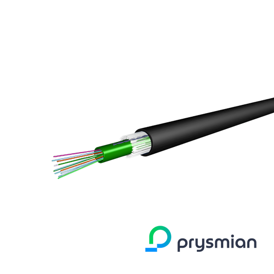 Image of Prysmian OS2 G657a1 Loose Tube Cable, B2ca Rated, Black