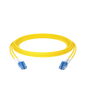 Image of 1M SC-SC OM3 Duplex Patch Cord, Yellow (SC-SC OM3 Duplex Patch Cord, Yellow)