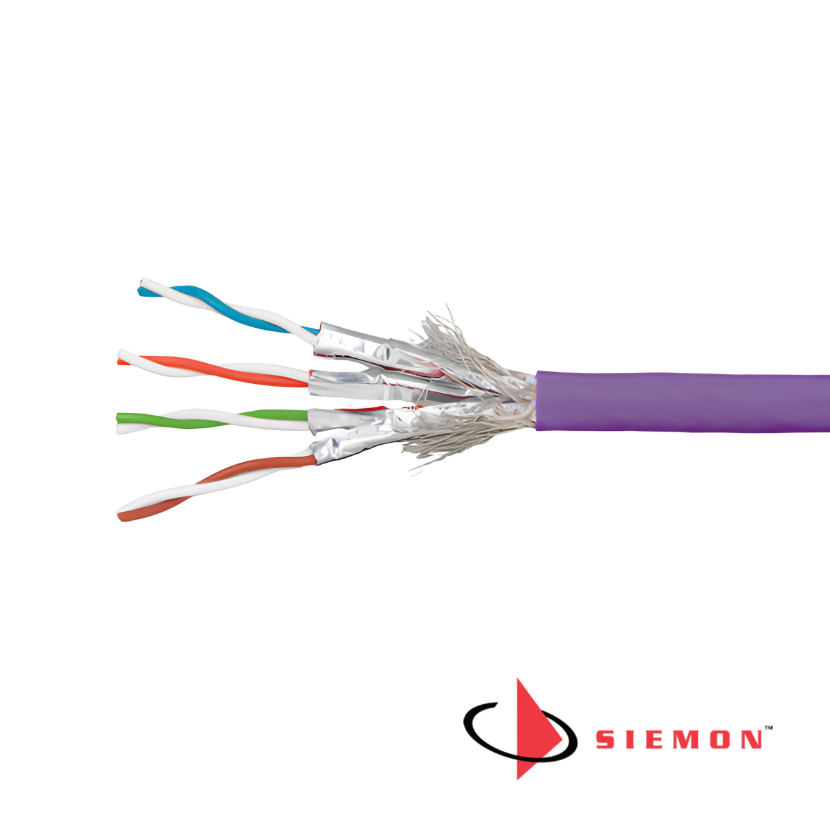 Siemon Category 7 600 MHz Cable - CPR Cca Rated