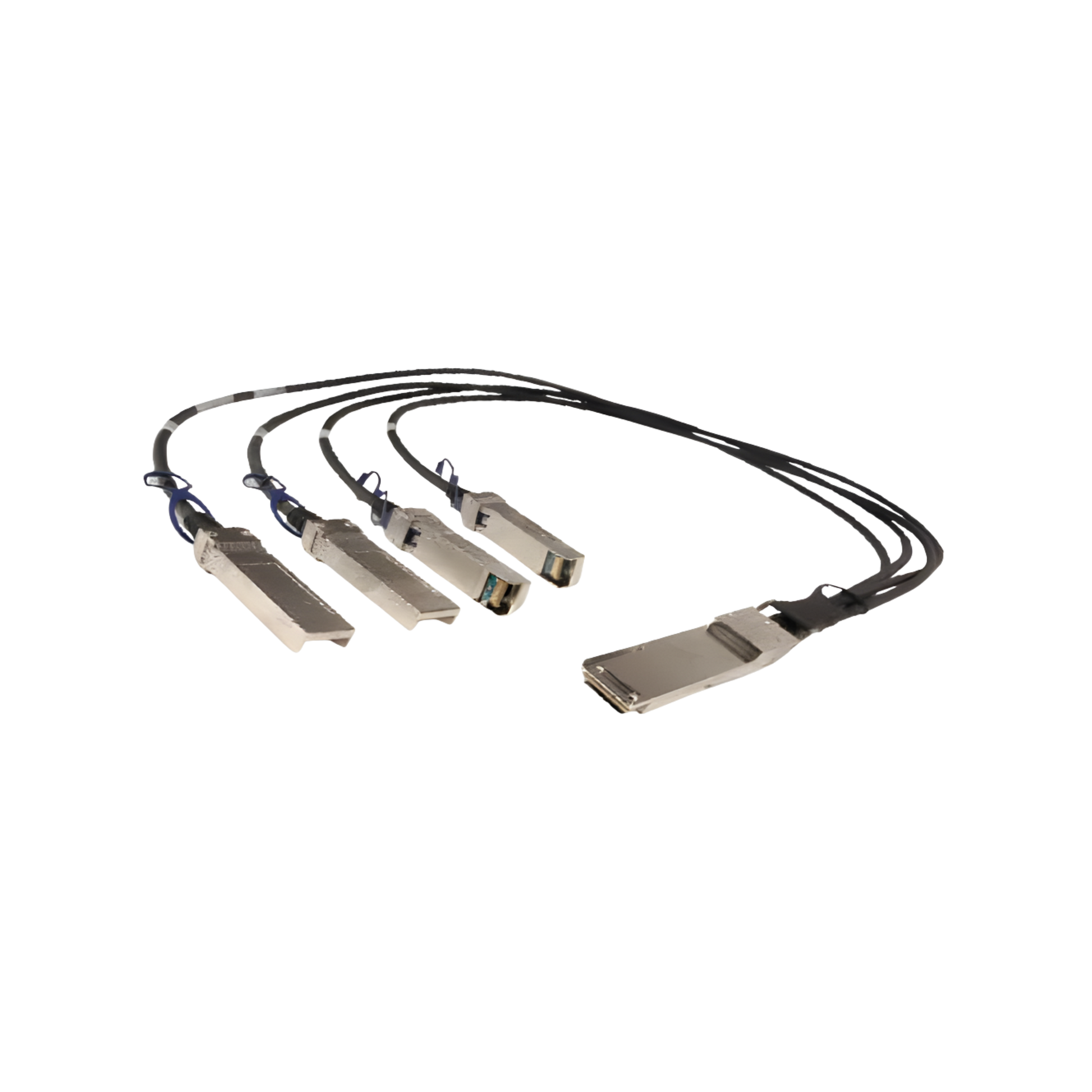 Image of Siemon 4x10Gb/s DAC, QSFP+ High Speed Interconnect, Breakout Passive Direct Attach Copper Cable (Q4S10P301.0-01L)