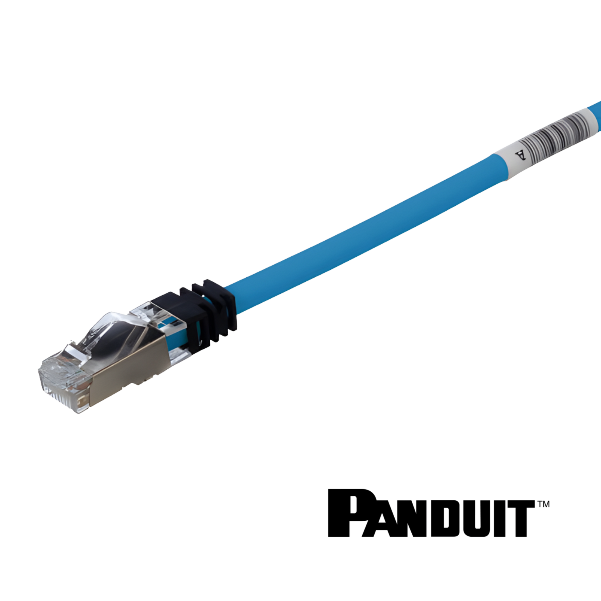 Image of PANDUIT TX6A™ Cat6A 10Gig Patch Cord | Shielded | Blue (TX6A Cat6A 10Gig Patch Cord  Shielded Blue)