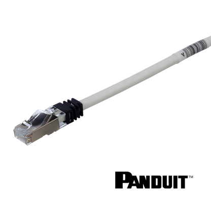 Image of PANDUIT TX6A™ Cat6A 10Gig Patch Cord | Shielded | Intl Gray (TX6A Cat6A 10Gig Patch Cord  Shielded  Intl Grey)